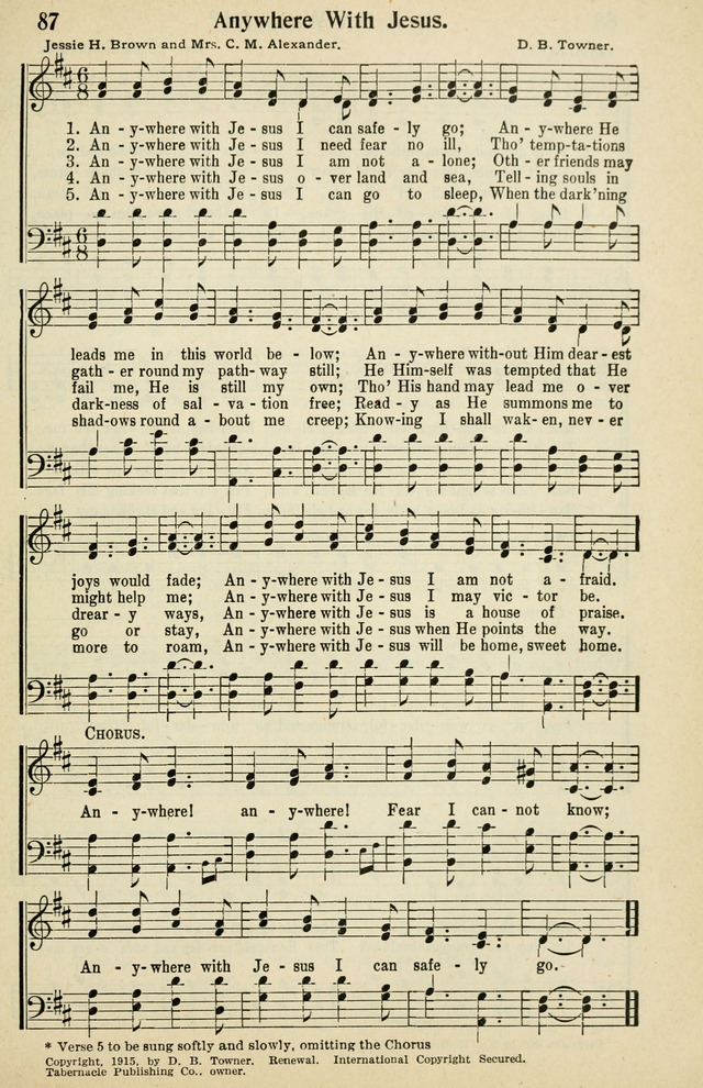 Tabernacle Hymns: No. 2 page 87