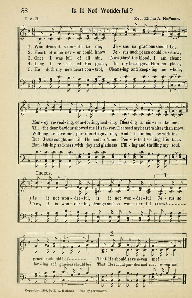Tabernacle Hymns: No. 2 page 88