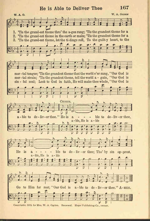 Tabernacle Hymns: Number Four: a choice collection of hymns and songs for every religious use page 175