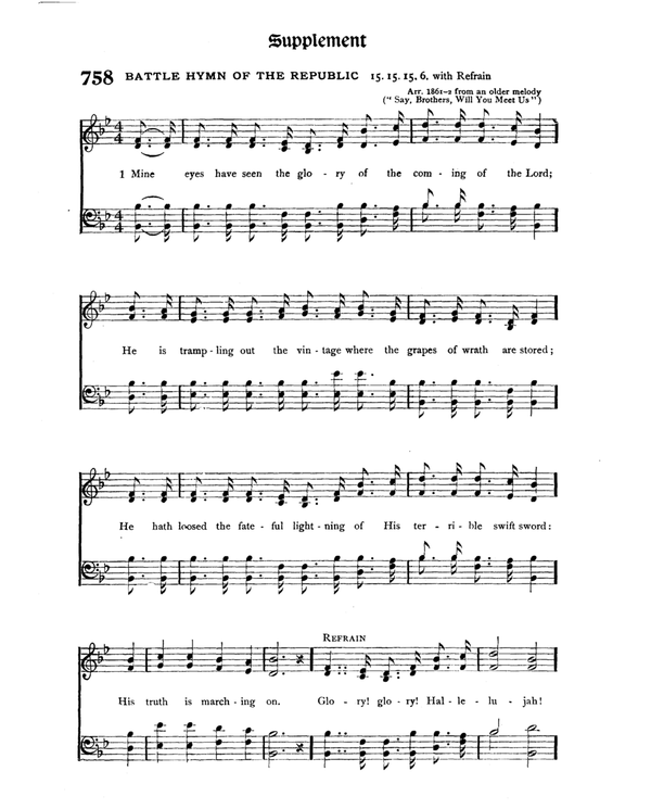 The Hymnal : published in 1895 and revised in 1911 by authority of the General Assembly of the Presbyterian Church in the United States of America : with the supplement of 1917 page 1014