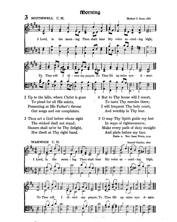 The Hymnal : published in 1895 and revised in 1911 by authority of the General Assembly of the Presbyterian Church in the United States of America : with the supplement of 1917 page 11