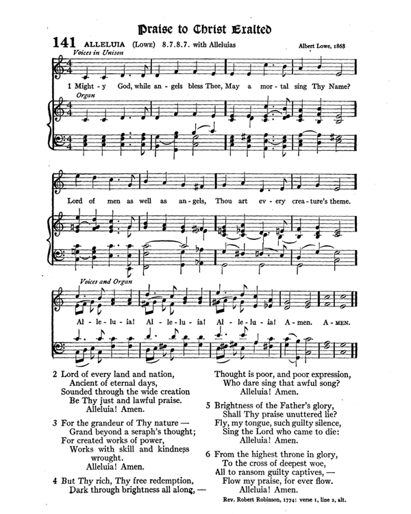 The Hymnal : published in 1895 and revised in 1911 by authority of the General Assembly of the Presbyterian Church in the United States of America : with the supplement of 1917 page 197
