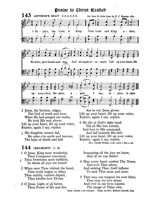 The Hymnal : published in 1895 and revised in 1911 by authority of the General Assembly of the Presbyterian Church in the United States of America : with the supplement of 1917 page 201