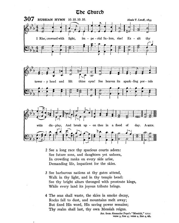 The Hymnal : published in 1895 and revised in 1911 by authority of the General Assembly of the Presbyterian Church in the United States of America : with the supplement of 1917 page 416