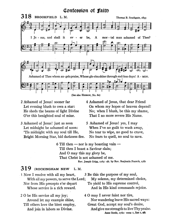 The Hymnal : published in 1895 and revised in 1911 by authority of the General Assembly of the Presbyterian Church in the United States of America : with the supplement of 1917 page 431