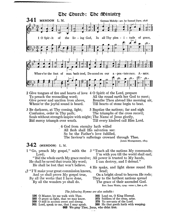 The Hymnal : published in 1895 and revised in 1911 by authority of the General Assembly of the Presbyterian Church in the United States of America : with the supplement of 1917 page 460
