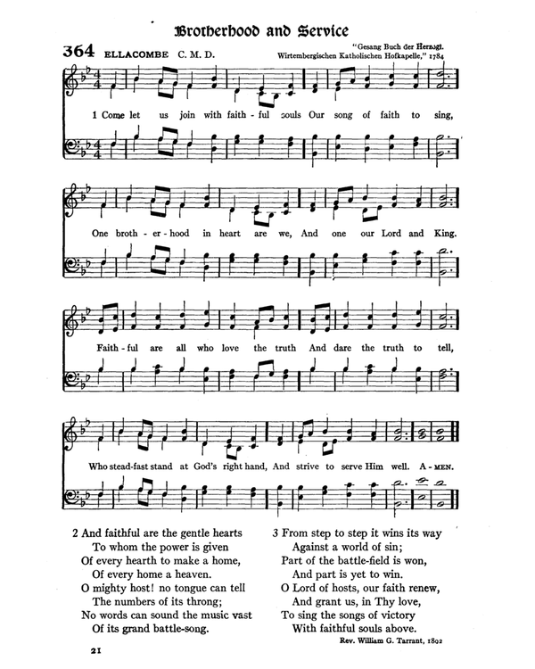 The Hymnal : published in 1895 and revised in 1911 by authority of the General Assembly of the Presbyterian Church in the United States of America : with the supplement of 1917 page 487