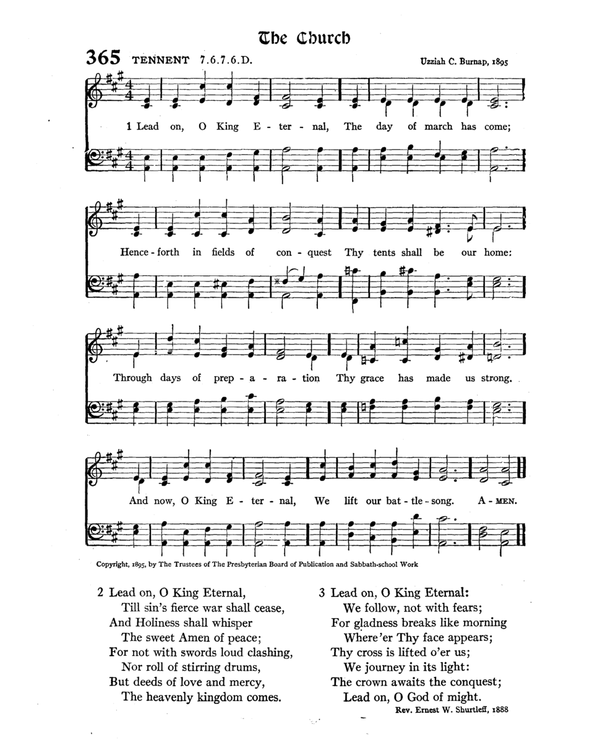 The Hymnal : published in 1895 and revised in 1911 by authority of the General Assembly of the Presbyterian Church in the United States of America : with the supplement of 1917 page 488