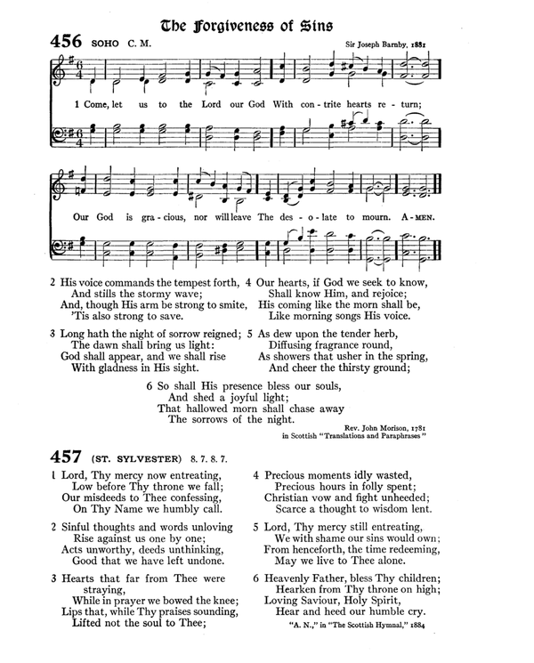The Hymnal : published in 1895 and revised in 1911 by authority of the General Assembly of the Presbyterian Church in the United States of America : with the supplement of 1917 page 603