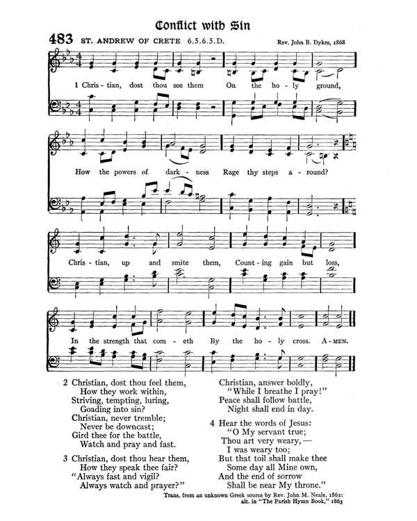 The Hymnal : published in 1895 and revised in 1911 by authority of the General Assembly of the Presbyterian Church in the United States of America : with the supplement of 1917 page 640