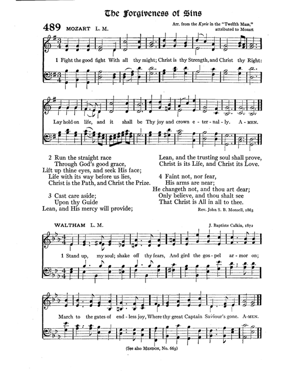 The Hymnal : published in 1895 and revised in 1911 by authority of the General Assembly of the Presbyterian Church in the United States of America : with the supplement of 1917 page 648