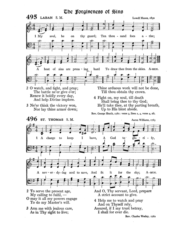 The Hymnal : published in 1895 and revised in 1911 by authority of the General Assembly of the Presbyterian Church in the United States of America : with the supplement of 1917 page 655