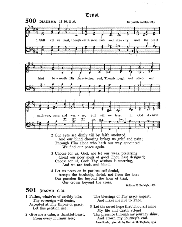 The Hymnal : published in 1895 and revised in 1911 by authority of the General Assembly of the Presbyterian Church in the United States of America : with the supplement of 1917 page 662