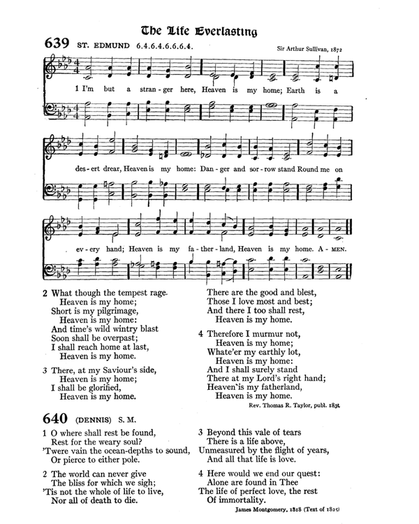 The Hymnal : published in 1895 and revised in 1911 by authority of the General Assembly of the Presbyterian Church in the United States of America : with the supplement of 1917 page 839