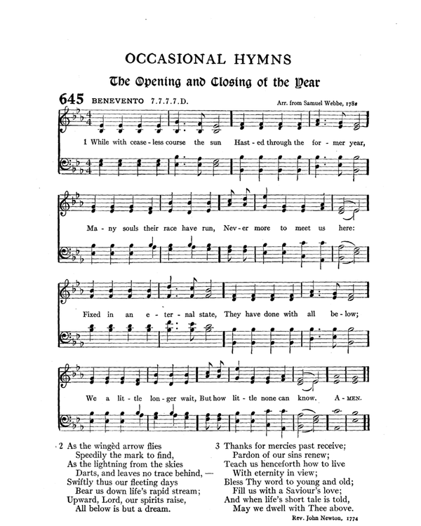 The Hymnal : published in 1895 and revised in 1911 by authority of the General Assembly of the Presbyterian Church in the United States of America : with the supplement of 1917 page 848
