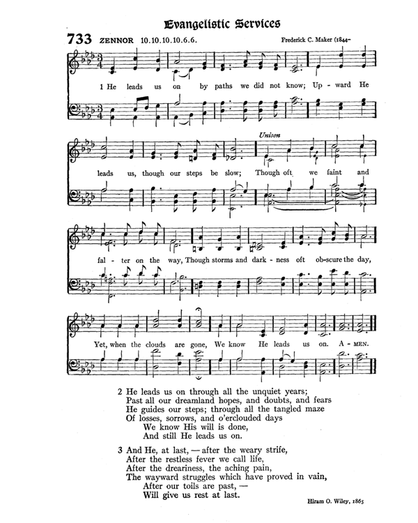 The Hymnal : published in 1895 and revised in 1911 by authority of the General Assembly of the Presbyterian Church in the United States of America : with the supplement of 1917 page 956