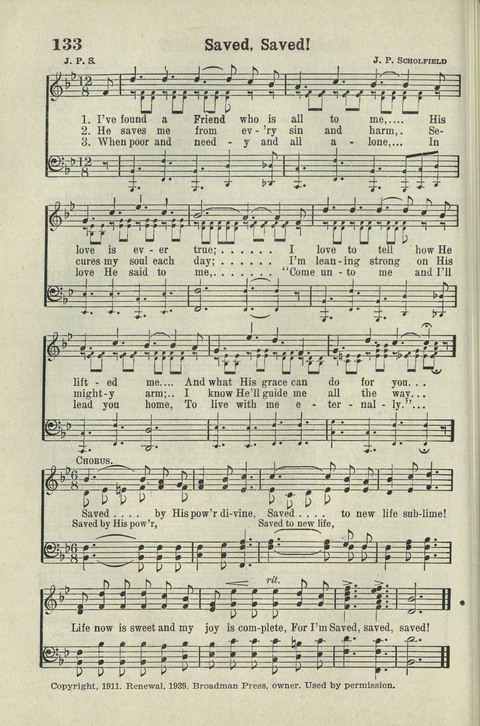 Tabernacle Hymns: Number Five page 126