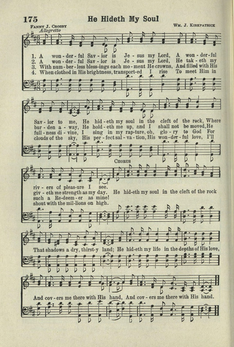 Tabernacle Hymns: Number Five page 166