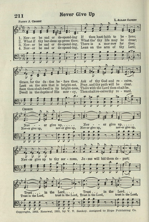Tabernacle Hymns: Number Five page 200
