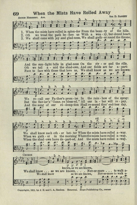 Tabernacle Hymns: Number Five page 66