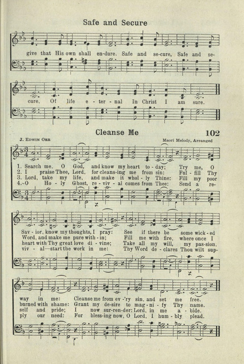 Tabernacle Hymns: Number Five page 95