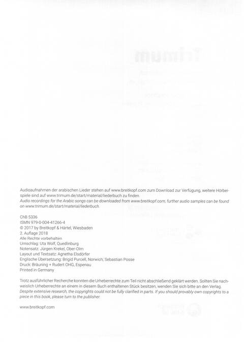 Trimum: interreligiöses Liederbuch: gemeinsam feiern und singen = interreligious songbook: singing and celebrating together page 2