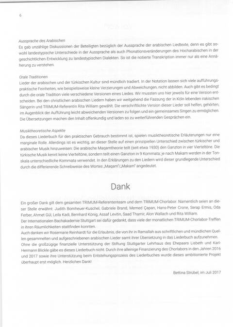 Trimum: interreligiöses Liederbuch: gemeinsam feiern und singen = interreligious songbook: singing and celebrating together page 6