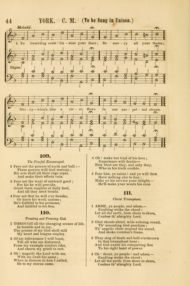 Temple Melodies: a collection of about two hundred popular tunes, adapted to nearly five hundred favorite hymns, selected with special reference to public, social, and private worship page 51