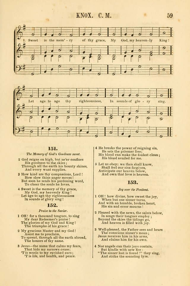 Temple Melodies: a collection of about two hundred popular tunes, adapted to nearly five hundred favorite hymns, selected with special reference to public, social, and private worship page 66