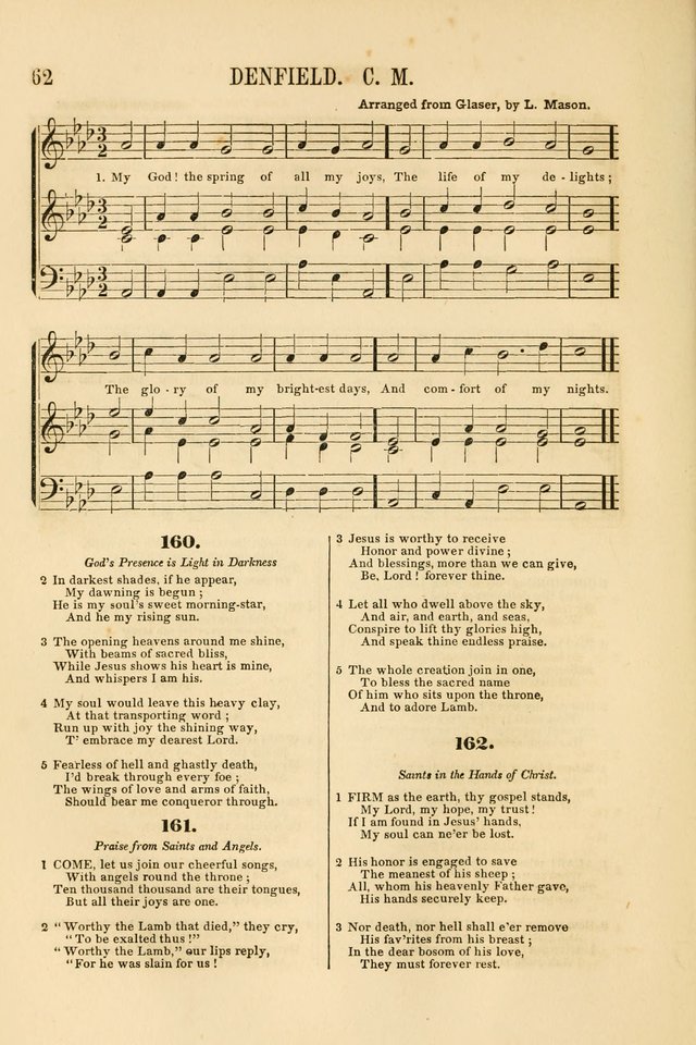 Temple Melodies: a collection of about two hundred popular tunes, adapted to nearly five hundred favorite hymns, selected with special reference to public, social, and private worship page 69