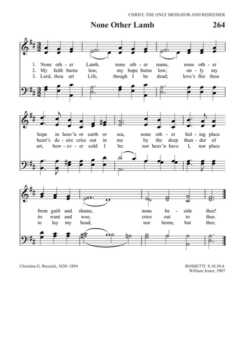 Trinity Psalter Hymnal 264 None Other Lamb None Other Name Hymnary Org