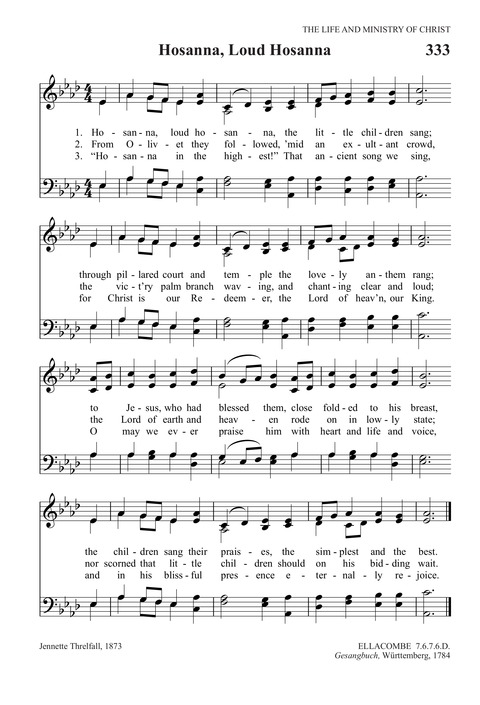 Hosanna In The Highest Lyrics Catholic