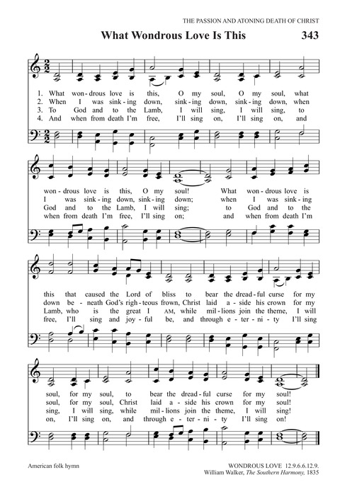 What Wondrous Love Is This Hymnary Org