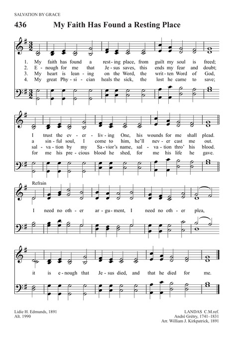 Adventist Hymn: How Lovely Is Thy Dwelling Place - Christian Song lyrics,  with PDF