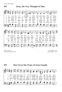 The Hymnal 310. How sweet the Name of Jesus sounds