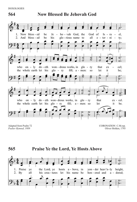 Trinity Psalter Hymnal page 838