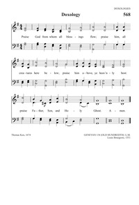 The United Methodist Hymnal 95. Praise God, from whom all blessings flow