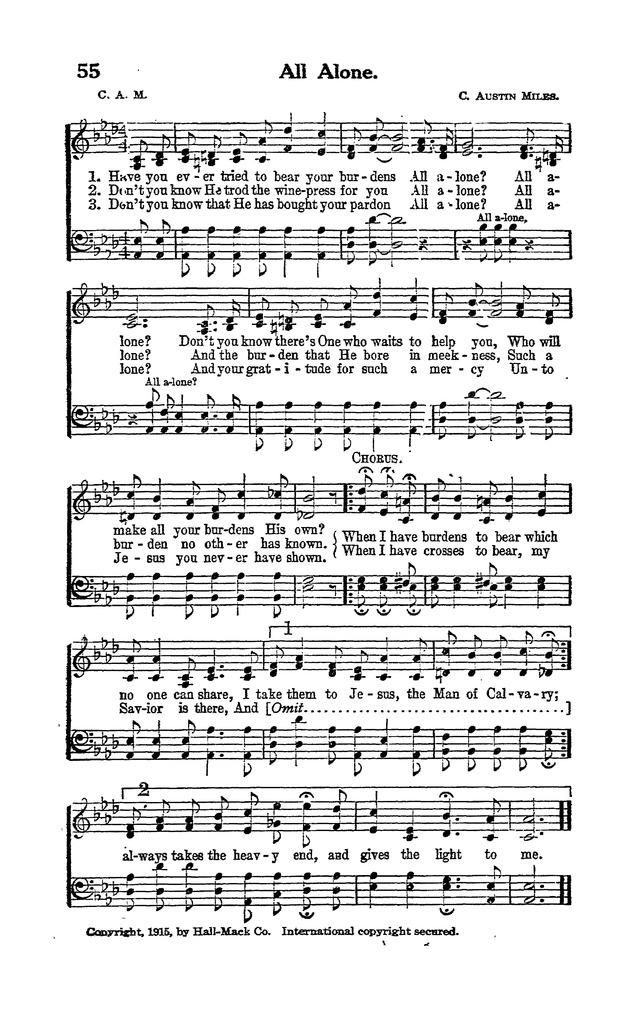 Tabernacle Praises No. 1 page 55