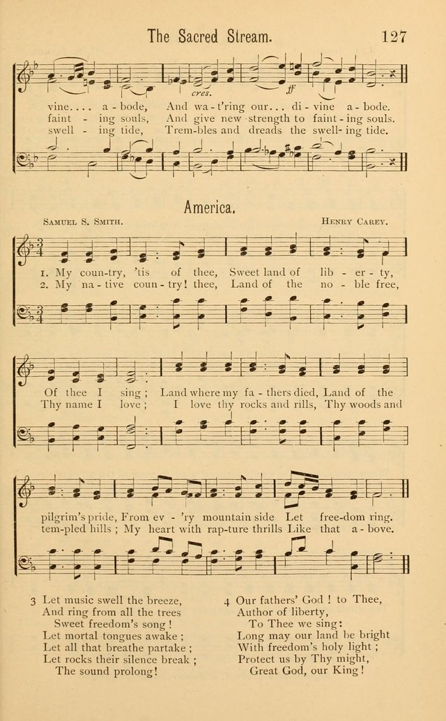 Temperance Rallying Songs: consisting of a large variety of solos, quartettes, and choruses, suited to every phase of the great temperance reformation page 127