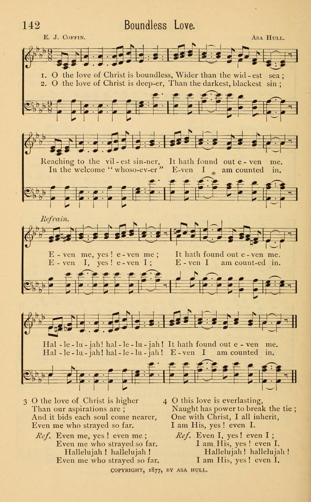 Temperance Rallying Songs: consisting of a large variety of solos, quartettes, and choruses, suited to every phase of the great temperance reformation page 142