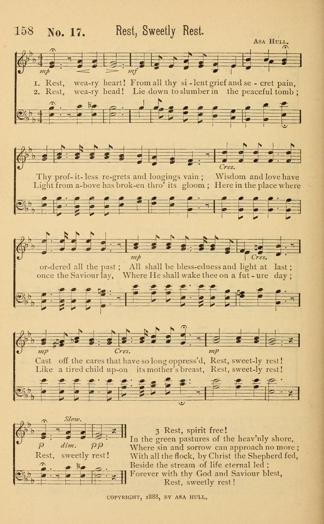 Temperance Rallying Songs: consisting of a large variety of solos, quartettes, and choruses, suited to every phase of the great temperance reformation page 158