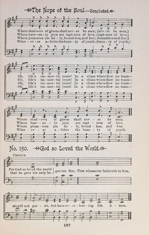 Triumphant Songs Nos. 1 and 2 Combined page 157
