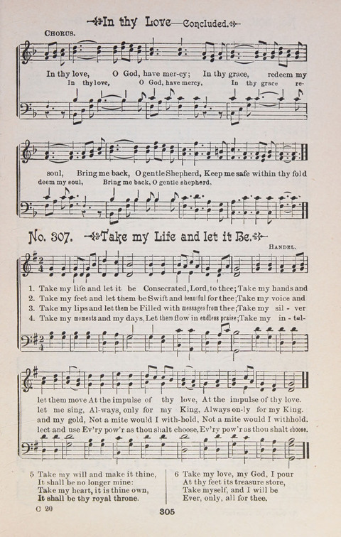 Triumphant Songs Nos. 1 and 2 Combined page 305