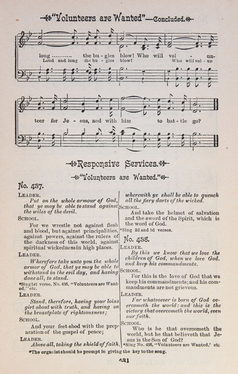Triumphant Songs Nos. 1 and 2 Combined page 431