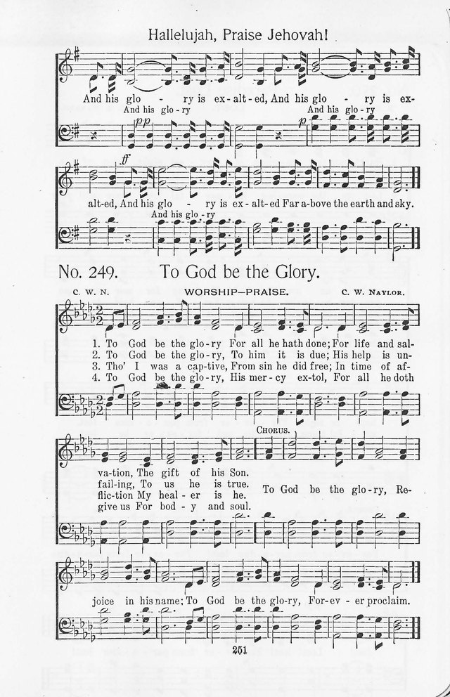 Truth in Song: for General Gospel Work page 249
