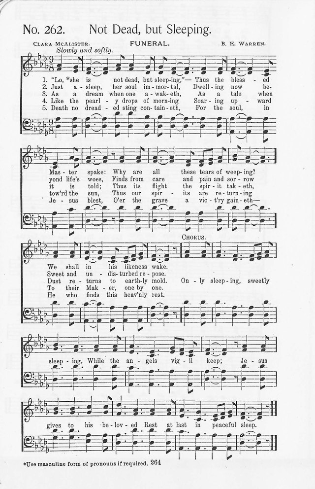 Truth in Song: for General Gospel Work page 262