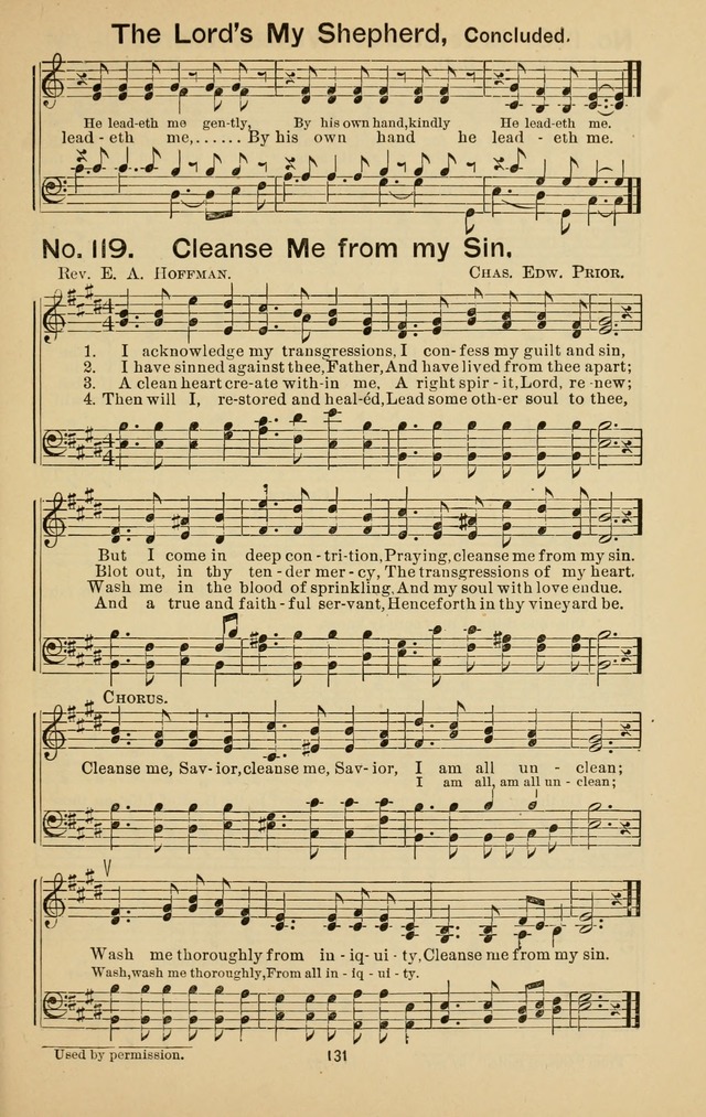 Triumphant Songs No.3 page 131