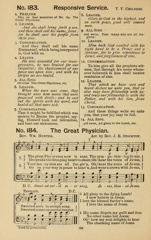 Triumphant Songs No.3 page 196