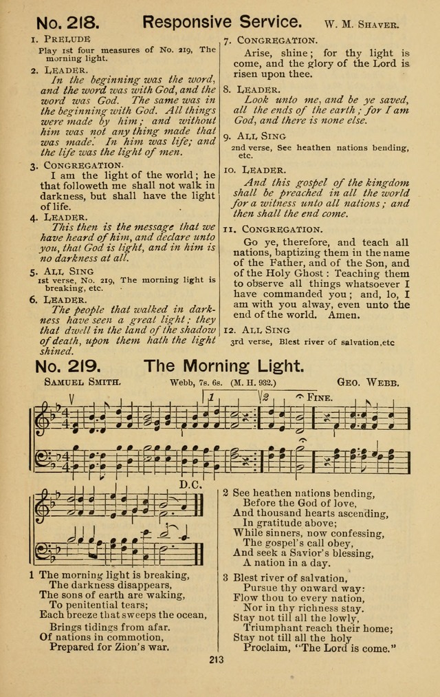 Triumphant Songs No.3 page 213
