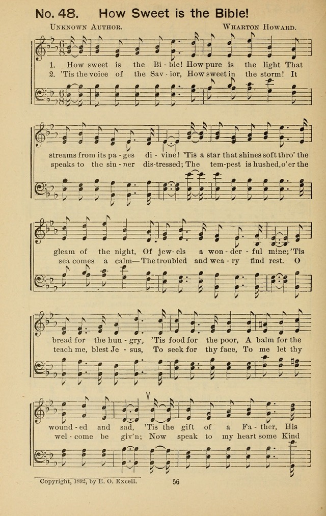 Triumphant Songs No.3 page 56